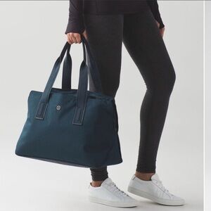 Lululemon Go Getter Bag- Heathered Blue/Teal